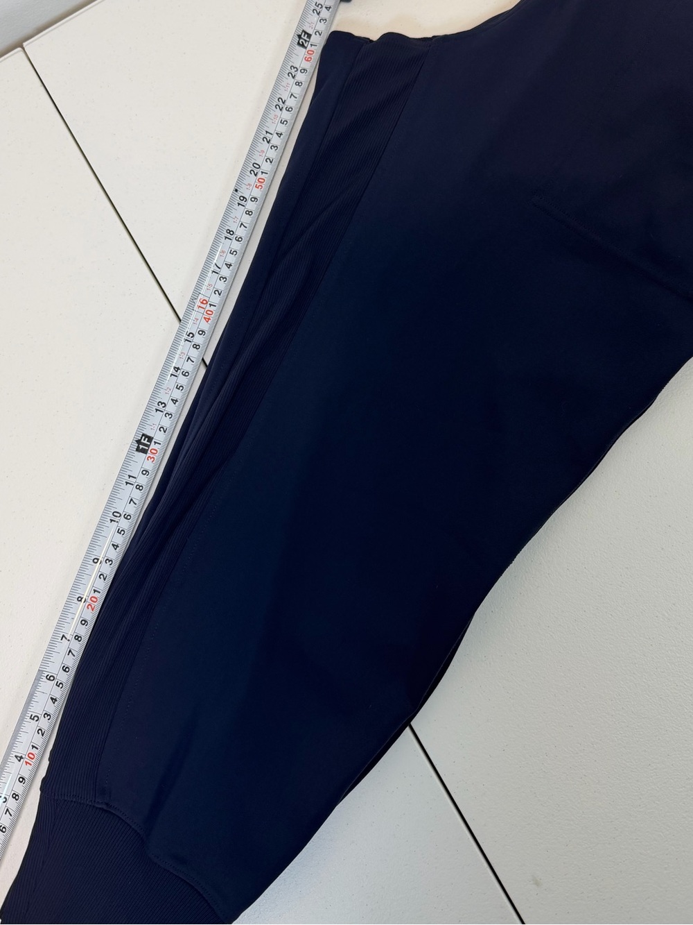 Athleta Venice High Rise Navy Track Jogger Pants Stretch Women’s Large Petite - Picture 8 of 8